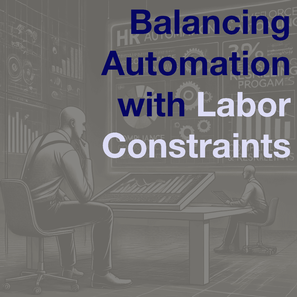 Balancing Automation with Labour Constraints